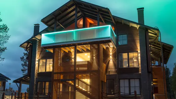 Sirius And Orion Apartmets Levi Exterior Night